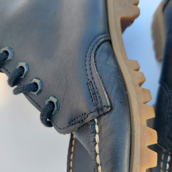 Eastland Leather Combat Boots Casual Boots Women Sz 6.5 SUPER RARE - Picture 3 of 10